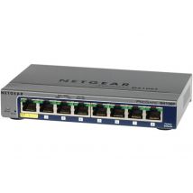 Switch Ethernet Netgear Gs108t300pes 8 Ports Gigabit Manageable Niv.2 - Bricoman
