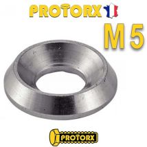 Rondelle Cuvette Décolletée M5 X 50pcs | Diamètre Intérieur = 5,5mm X | Acier Inoxydable A2 | Usage Exterieur-intérieur | Norme Nfe 27619 - Bricoman