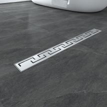 Ocean Caniveau De Douche En Acier Inoxydable Italien,réglable En Hauteur Avec Désodorisant Style 80 Cm - Bricoman