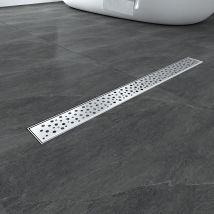 Ocean Caniveau De Douche En Acier Inoxydable Italien,réglable En Hauteur Avec Désodorisant Style 100 Cm - Bricoman