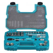 Coffret Clé À Cliquet 3/8" Makita B-65573 - Bricoman