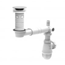 Equipement Complet Extra Plat Lavabo Avec Universelle Haut.100 Mm Tbxp - Valentin - Bricoman