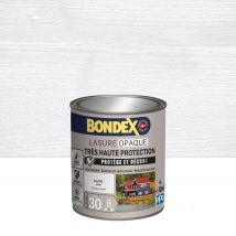 Lasure Opaque Très Haute Protection 8 Ans Blanc 1 L - Bondex - Tecnomat