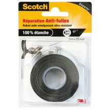 Ruban De Réparation Auto-amalgamant Étanche En Silicone 3 M X 25 Mm - Scotch