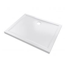 Receveur De Douche L.100 X L.80 Cm Ep.4 Cm Acrylique Blanc - Aurlane