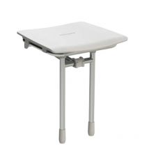 Siège De Douche Relevable Assise Pleine Blanc Rugao - Akw - Bricoman