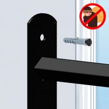 Vis Indévissables Pour Grille De Défense Noir 8 X 60 Mm Lot De 10 - Afbat - Bricoman