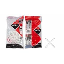 Croisillons Standards Pour Carrelage Ep.1,5 Mm En X - Rubi (sachet De 300) - Bricoman