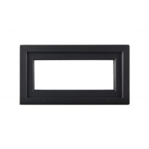 Fenêtre Pvc H.45 X L.80 Cm Abattant 1 Vantail Anthracite