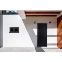 Fenêtre Pvc H.60 X L.100 Cm Abattant 1 Vantail Anthracite