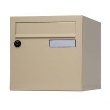 Boîte Aux Lettres Normalisée 1 Porte Beige - Renz Essentiel