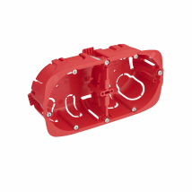 Boite D'Encastrement Cloison Sèche 2p Double Sens D67xp40 - Bricoman