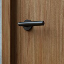 Poignée De Porte Sur Rosace Noir Thea X2