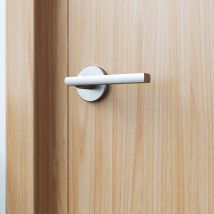 Poignée De Porte Sur Rosace Nickel Daren X2