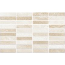 Carrelage Mural Décor Effet Pierre L.25 X L.40 Cm Mosaico Beige