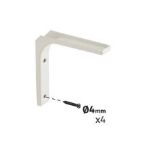 Equerre Pour Étagères En Acier 15 X 12,5 Cm Blanc - Tecnomat