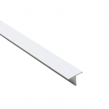 Profilé T Pvc 25x18 Mm X L.2,6 M Blanc