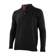 Pull Col Montant Denim Gris Ts
