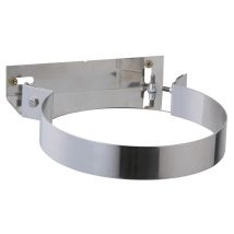 Bride Murale Réglable Inox Diamètre 200 Mm Pour Conduit Double Paroi
