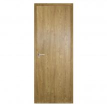 Bloc-porte Miami Revêtu Larg.73 Cm Poussant Gauche Alvéolaire Huiss.52 À 90 Mm Fin De Chantier