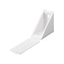 Raccord D'Angle Plastique Blanc 31 X 31 X 24 Mm 12 Pièces - Hettich