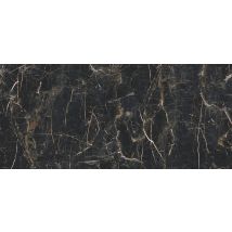 Carrelage Sol Intérieur Effet Marbre L.60x L.120cm - Marquina Gold Mat