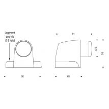 Butée De Porte 9874 Amortisseur Ressort Argent - Vachette