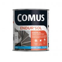 Peinture Sol Trafic Domestique Gris Argent 0,75 L Endur'sol - Comus