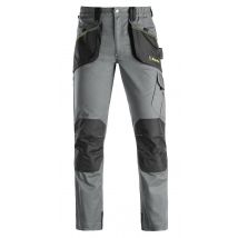 Pantalon De Travail Gris Et Noir T.l Slick - Kapriol - Bricoman