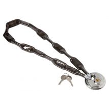 Chaîne 90cm + Cadenas Laiton 40mm - Bricoman