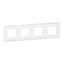 Plaque De Finition 4 Postes Blanche Mosaic Lot De 2 - Legrand - Bricoman