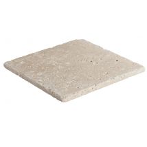 Pierre De Travertin Naturel L.20 X L.20 Cm -