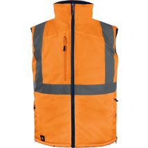 Gilet De Travail Haute Visibilité Réversible Orange T.m Fidji - Delta Plus - Bricoman