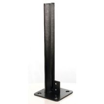 Support Pour Poteau Aluminium Multi Angle Gris 9 X 9 Cm Long.40 Cm