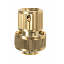 Raccord Rapide Stop 19 Mm En Laiton Fitt - Ribimex - Bricoman