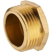 Raccord Bouchon Mâle M.26x34(1'') Cuivre À Visser - (lot De 2)