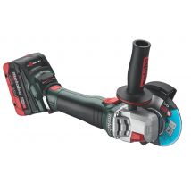 Meuleuse D'Angle Sans Fil Brushless Pick+mix Sans Batterie Ni Chargeur + Coffret Metabox - Wb 18 Lt Bl 11-125 Quick Metabo - Bricoman