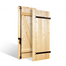 Volet Battant Sapin 2 Vantaux 145x140 Cm