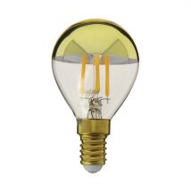 Ampoule E14 360lm 2700k Spherique Gold