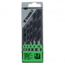 Coffret De 5 Mèches À Bois Diam.4 À 10 Mm - Tivoly