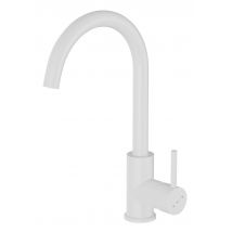 Mitigeur Cuisine Bec Haut - Blanc - Kiwo