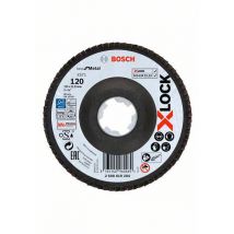 Disque À Lamelles Pour Meuleuse X-lock Diam.125 Mm Grain 120 - Bosch Professionnel