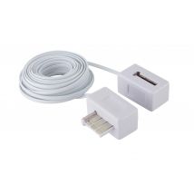 Rallonge Telephone Gigogne Femelle Long.10 M - Bricoman