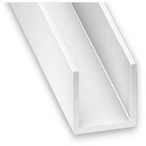 Profilé U Pvc 10x14x10 Mm L.2,6 M Blanc - Cqfd