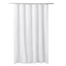 Rideau De Douche Pvc Blanc Uni