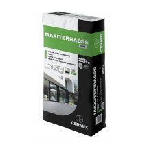Colle Carrelage En Poudre Gris C2e Pour Sol Intérieur & Extérieur 25 Kg - Maxiterrasse Cermix