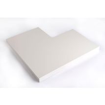 Angle Couvertine Alu Blanc 450x270mm