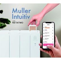 Radiateur Électrique À Inertie Fluide 1000 W Wish Connect - Airelec