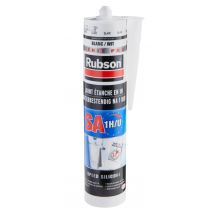 Silicone Sanitaire Acétique Blanc 280 Ml Sa1h - Rubson - Tecnomat
