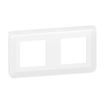Plaque De Finition 2x2postes Blanche Mosaic - Legrand - Bricoman